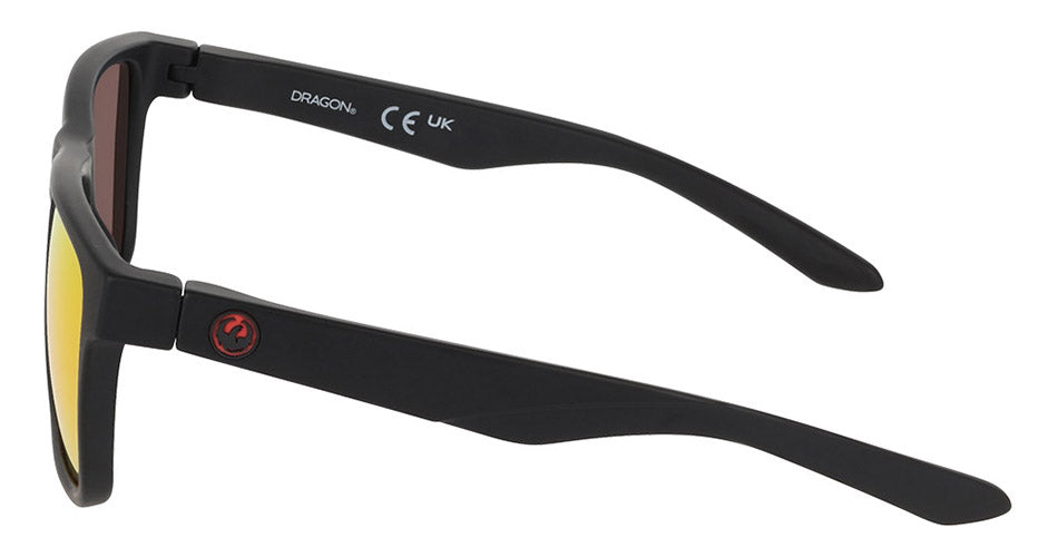 MERIDIEN 2.0 - Matte Black H2O with Polarized Lumalens Red Mirror Lens