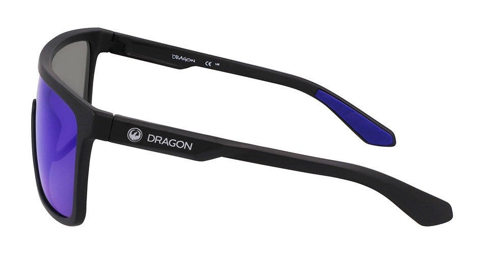 MOMENTUM - Matte Black H2O with Polarized Lumalens Blue Ionized Lens