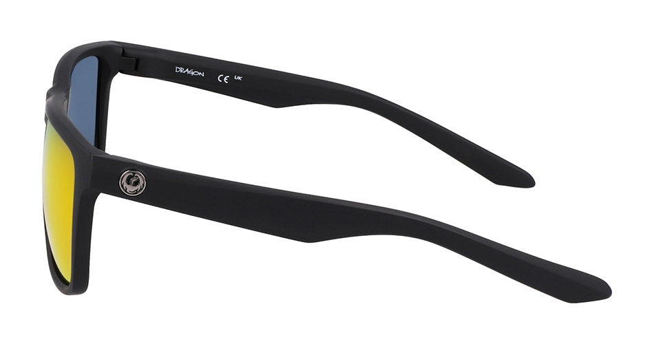 MERIDIEN - Matte Black with Polarized Lumalens Red Ionized Lens