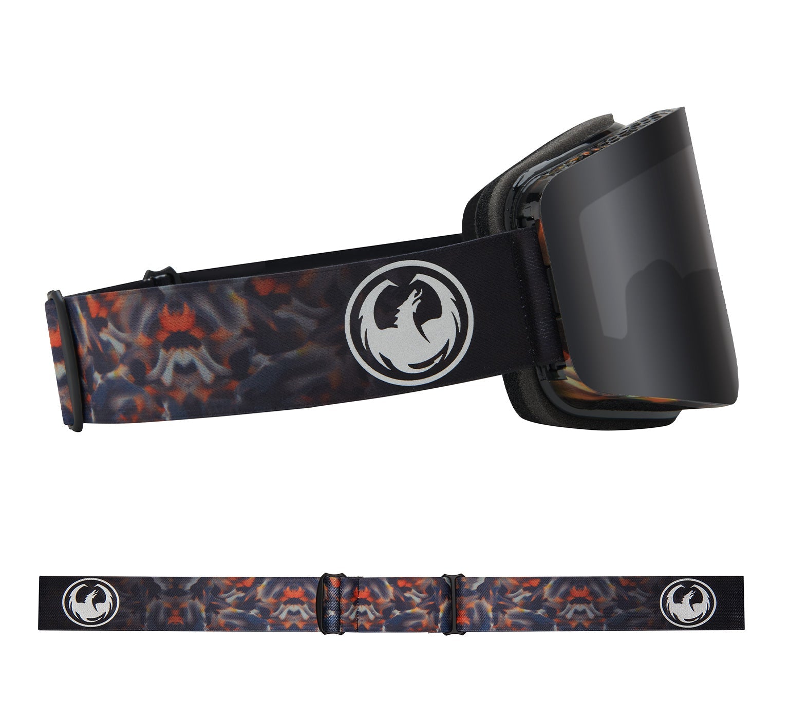 R1 OTG - Fire Leaf with Lumalens Dark Smoke & Lumalens Amber Lens