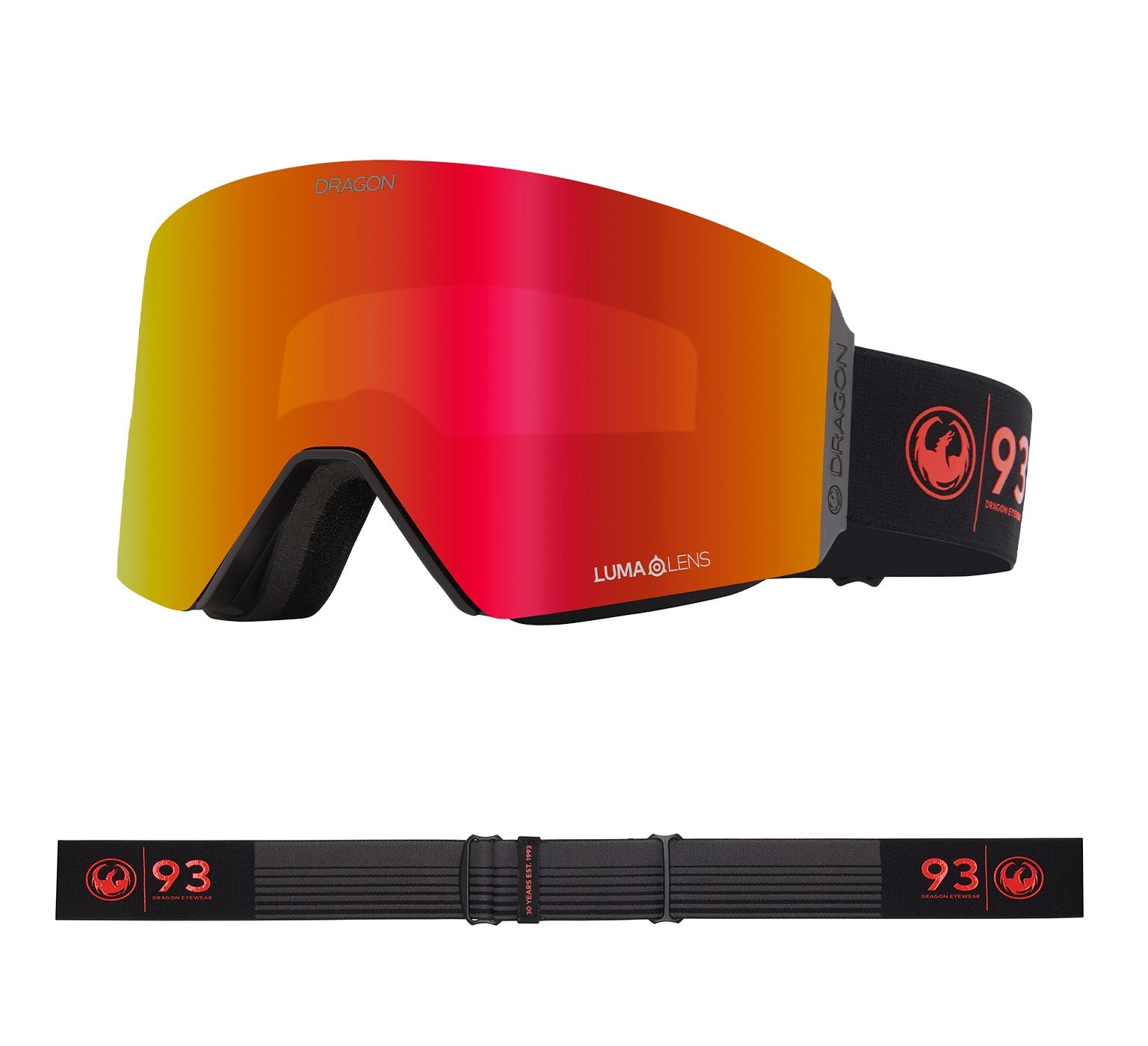 RVX MAG OTG - 30 Years with Lumalens Red Ionized & Lumalens Light Rose Lens