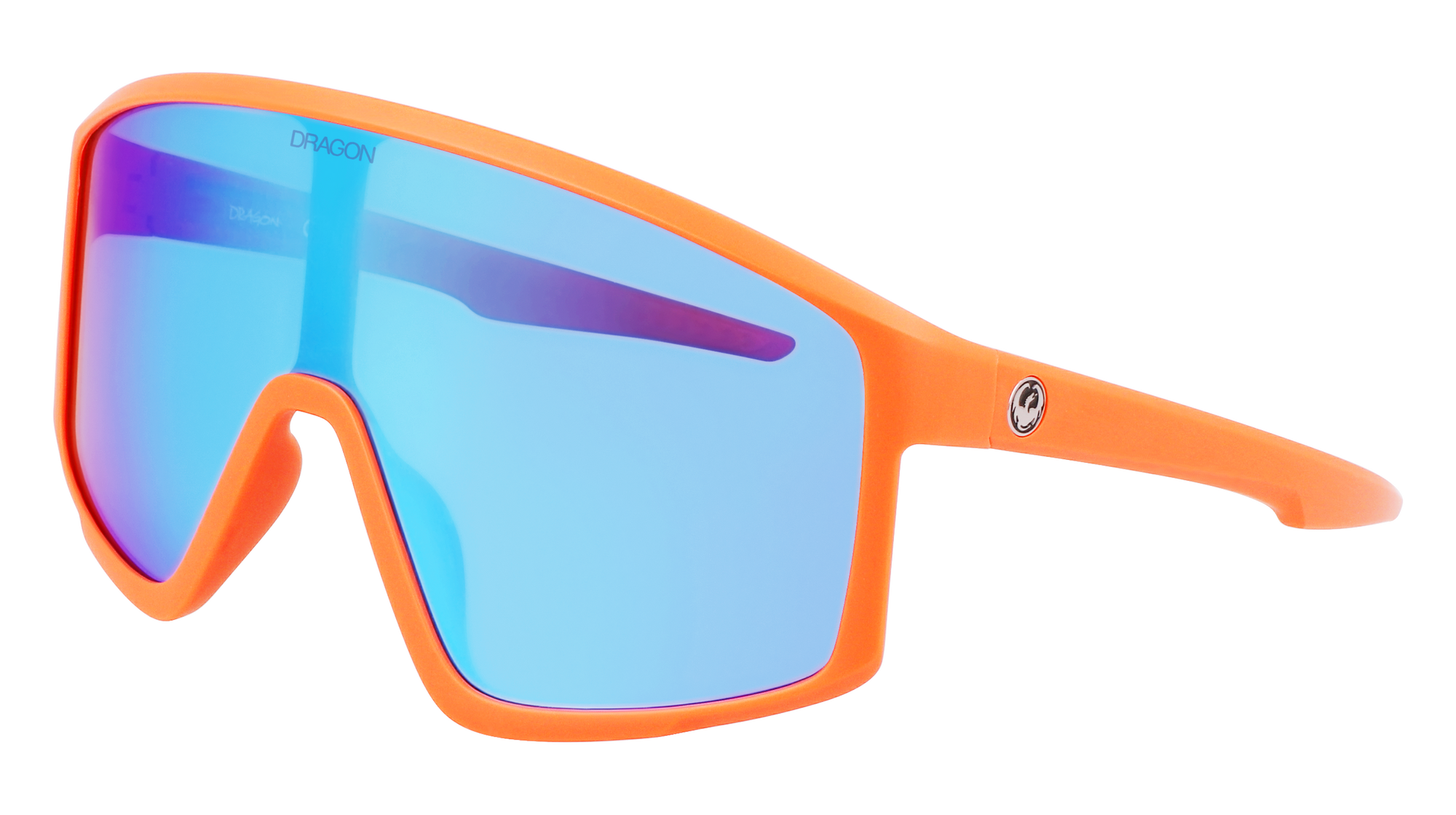 AMPED - Matte Flame with Lumalens Blue Ionized Lens