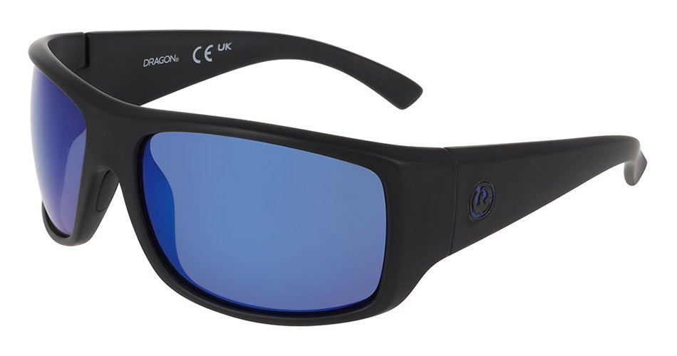 VANTAGE 2.0 - Matte Black H2O with Polarized Lumalens Blue Mirror Lens