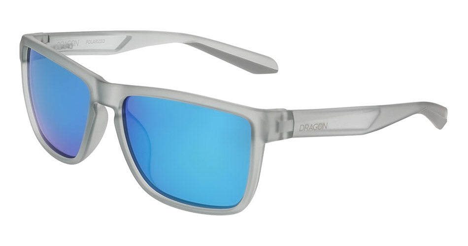 DRS1002 - Matte Smoke with Blue Mirror Lens