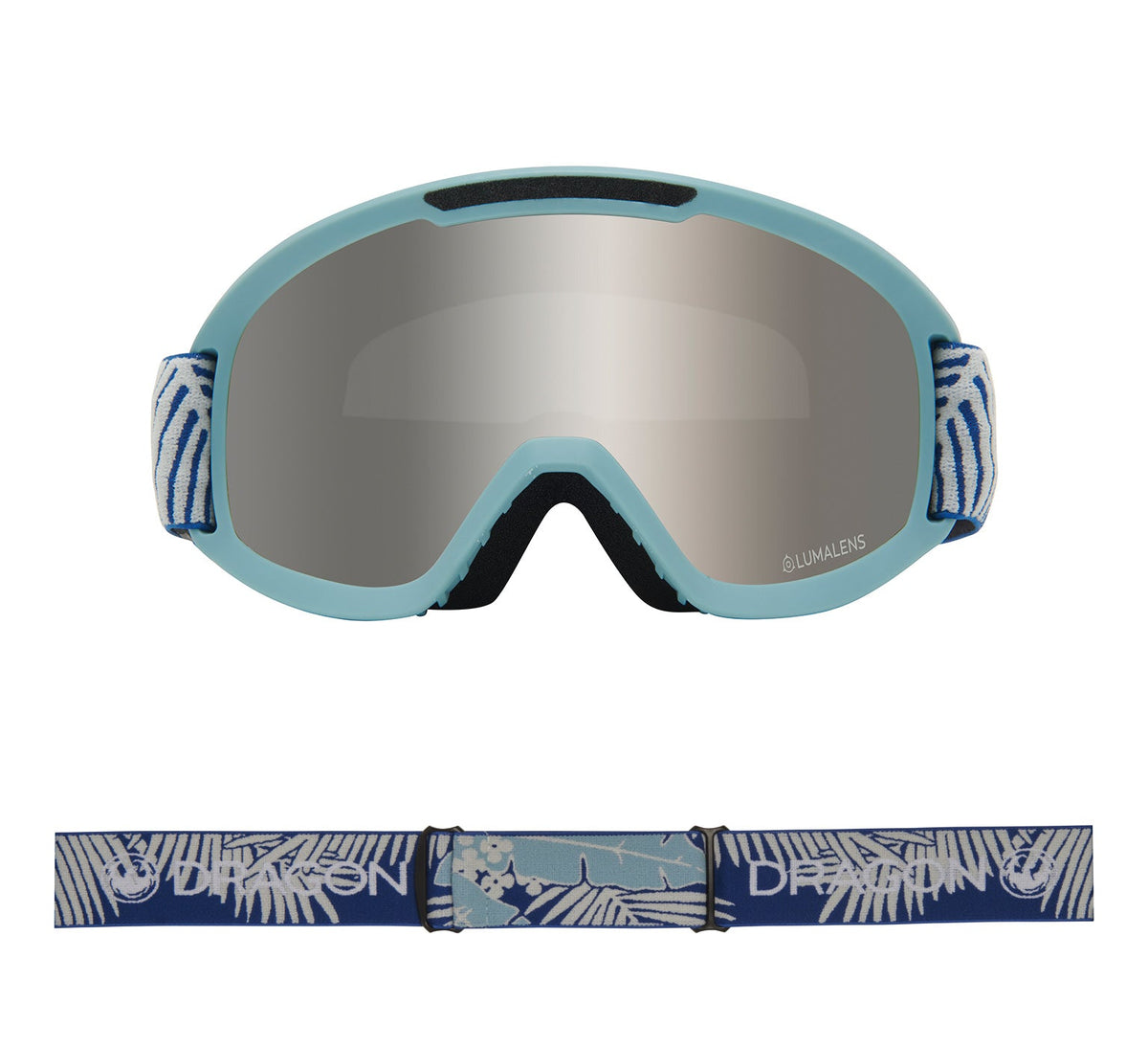 DX2 - Woven Palms with Lumalens Silver Ionized & Lumalens Flash Blue Lens