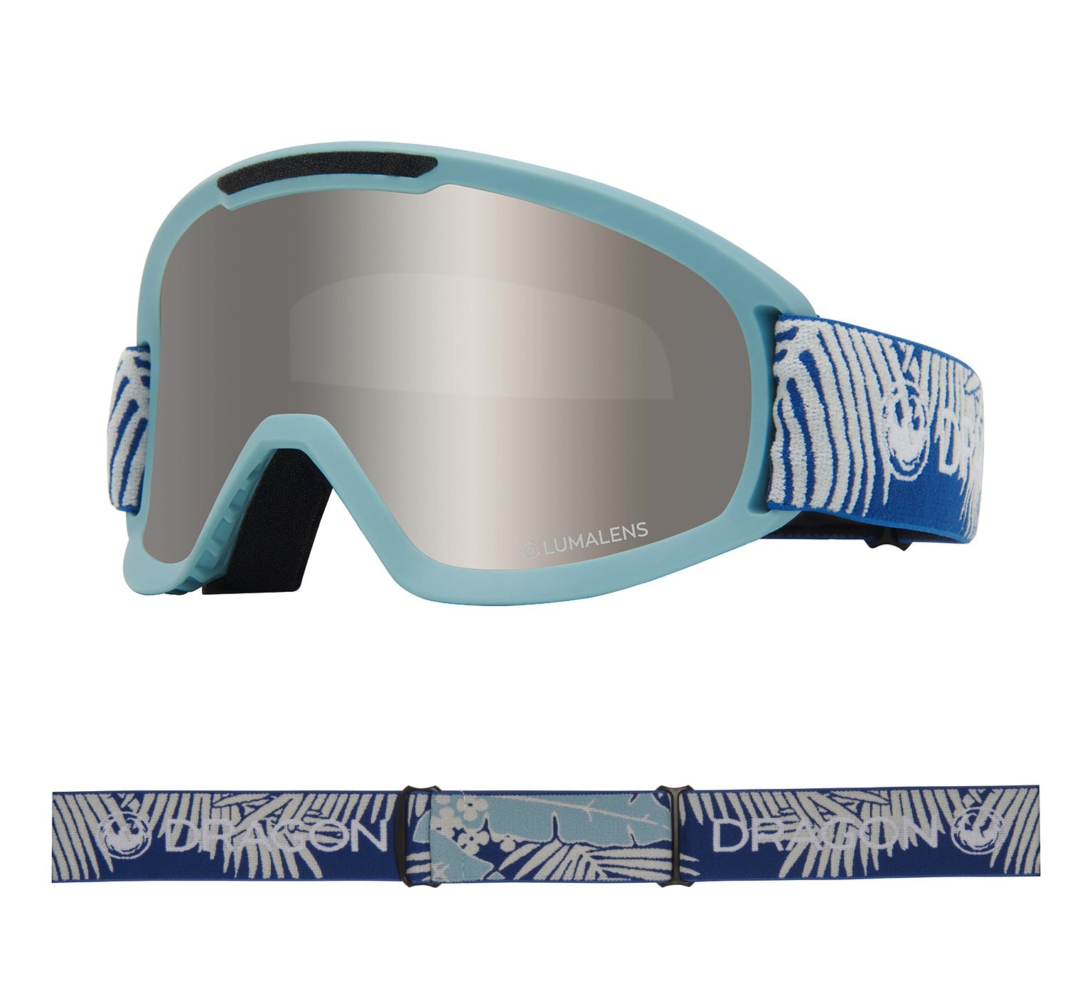 DX2 - Woven Palms with Lumalens Silver Ionized & Lumalens Flash Blue Lens
