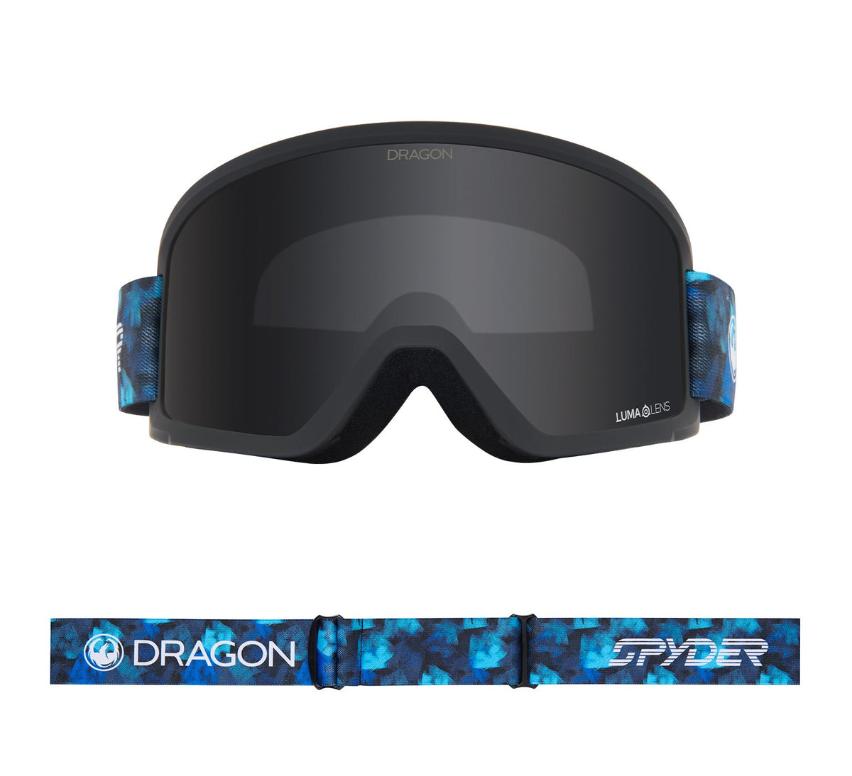 DX3 OTG - Cobalt Block Camo Spyder Collab with Lumalens Dark Smoke Lens