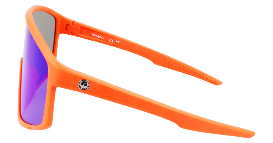 AMPED - Matte Flame with Lumalens Blue Ionized Lens