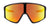 AMPED - Matte Black with Lumalens Red Ionized Lens