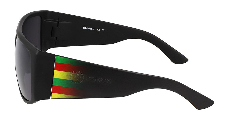 FIN - Matte Black Hawaii with Polarized Lumalens Smoke Lens