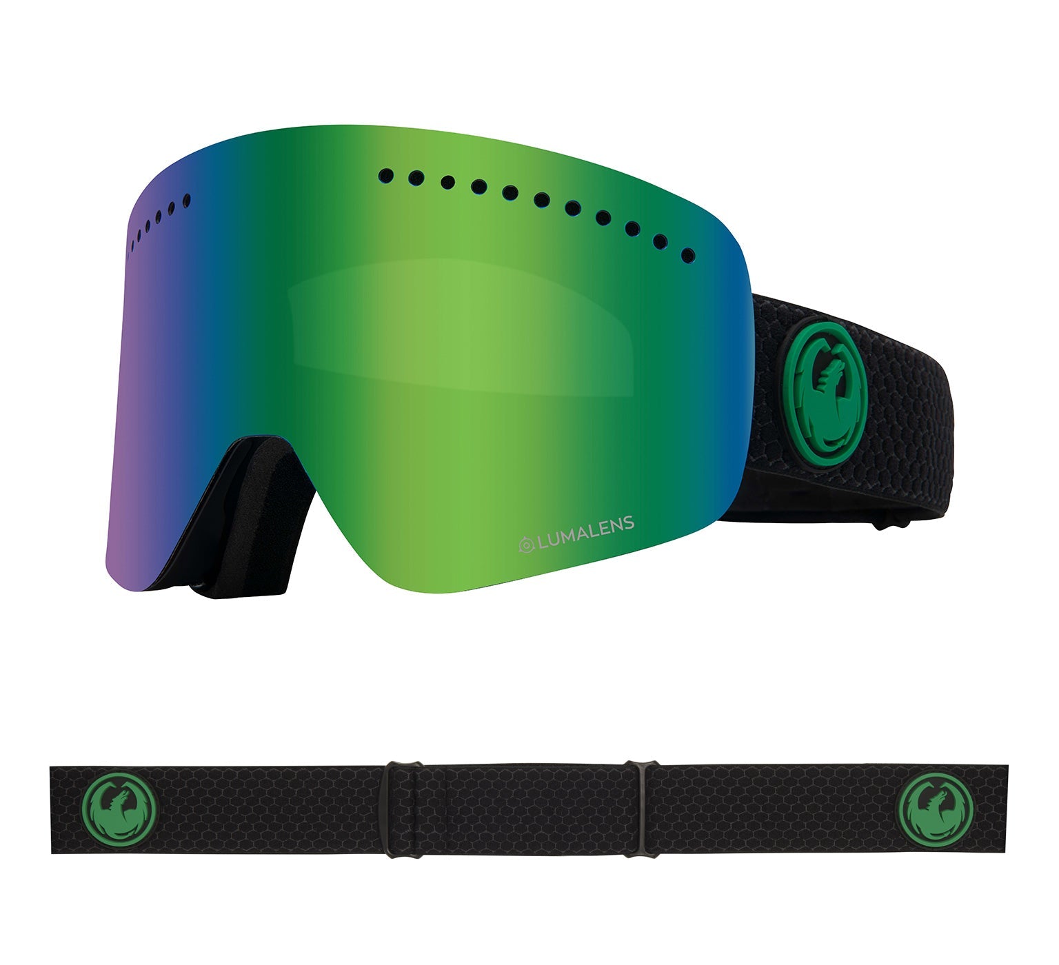 NFX - Split with Lumalens Green Ionized & Lumalens Amber Lens