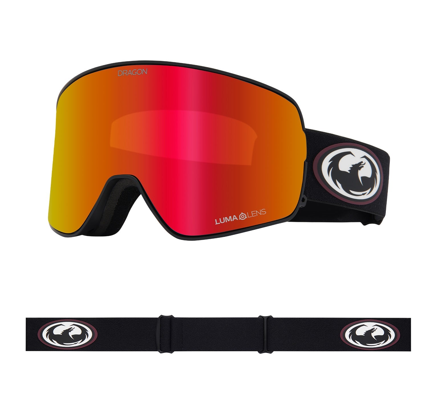 NFX2 - Old Skool with Lumalens Red Ionized & Lumalens Light Rose Lens