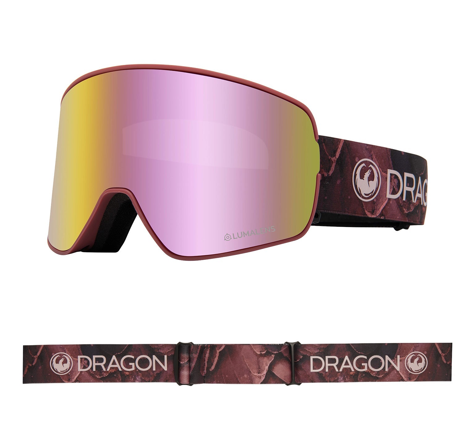 NFX2 - Rose with Lumalens Pink Ionized & Lumalens Dark Smoke Lens