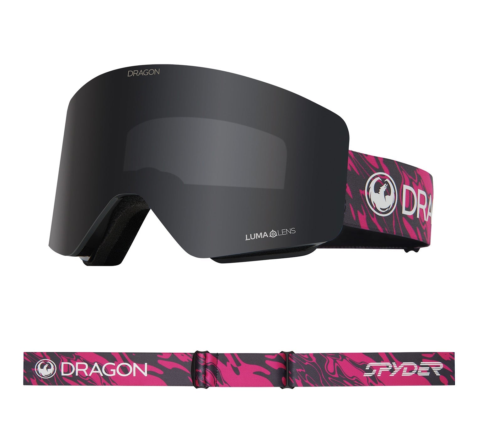 R1 OTG - Watermelon Spyder Collab with Lumalens Dark Smoke & Lumalens Light Rose Lens