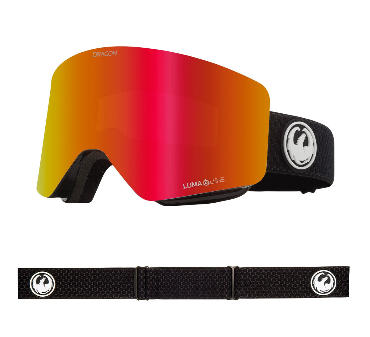 R1 OTG - Split with Lumalens Red Ionized &amp; Lumalens Light Rose Lens
