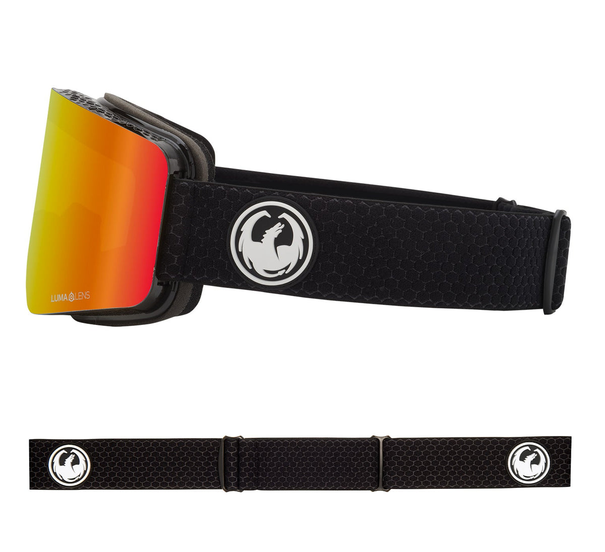 R1 OTG - Split with Lumalens Red Ionized & Lumalens Light Rose Lens