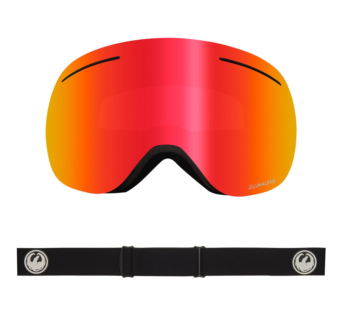 X1 - Black with Lumalens Red Ionized & Lumalens Rose Lens