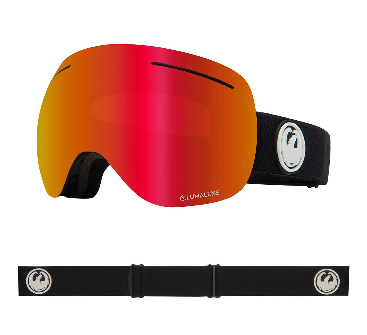 X1 - Black with Lumalens Red Ionized &amp; Lumalens Rose Lens