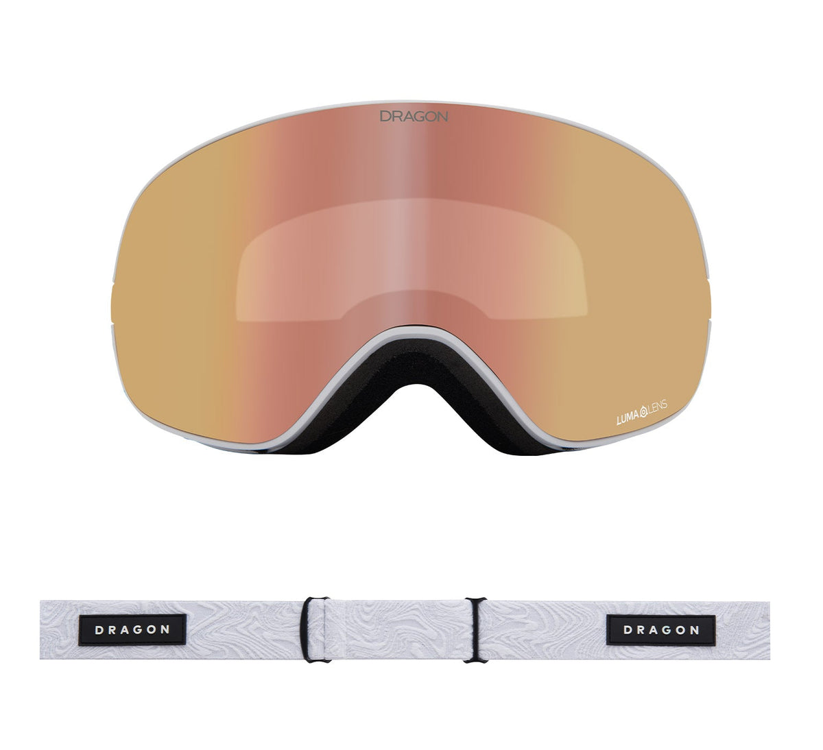 X2S - Snow with Lumalens Rose Gold Ionized & Lumalens Violet Lens